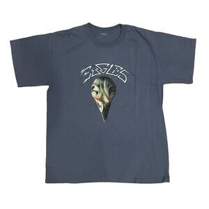 The Eagles Farewell Tour 2003 Concert Graphic Short Sleeve Tee XL Blue Gray